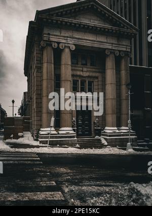L'ancienne Banque canadienne de commerce, de 1908 à 1977, également connue sous le nom de Merrill Lynch Building Banque D'Images