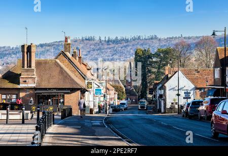 Wendover High Street, Buckinghamshire, Angleterre, Royaume-Uni Banque D'Images