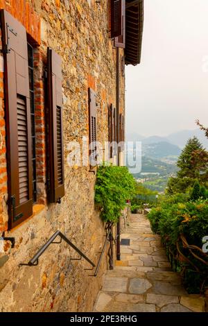 Monastère Santa Maria dei Frati Cappuccini 1535 à Bigorio, Tessin, Suisse. Banque D'Images