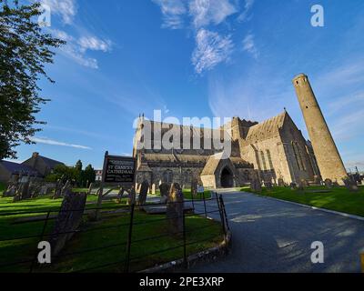 Kilkenny, Irlande - 09 23 2015 : église Saint-Canices, ancienne et historique de l'époque médiévale. Banque D'Images