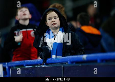 Huddersfield, Royaume-Uni. 15th mars 2023. Un fan de Huddersfield Town avant le match de championnat de Sky Bet Huddersfield Town vs Norwich City au stade John Smith, Huddersfield, Royaume-Uni, 15th mars 2023 (photo de Ben Early/News Images) Credit: News Images LTD/Alay Live News Banque D'Images