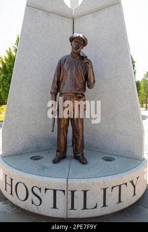 Tulsa, Oklahoma, Hope Plaza au John Hope Franklin Reconciliation Park. Le parc est un monument commémoratif basé sur le massacre de race de 1921 dans lequel beaucoup Banque D'Images