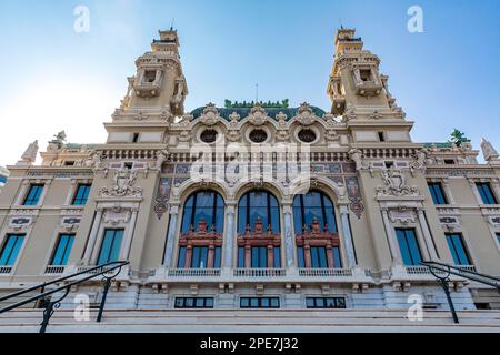 Opéra, Opéra de Monte-Carlo, salle Garnier, Monte-Carlo, Principauté de Monaco Banque D'Images