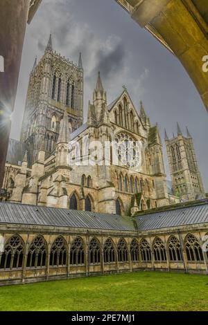 Cathédrale de Lincon Banque D'Images