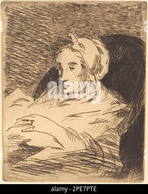 La convalescence (la convalescente) 1876/1878 par Edouard Manet Banque D'Images