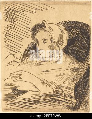 La convalescence (la convalescente) 1876/1878 par Edouard Manet Banque D'Images