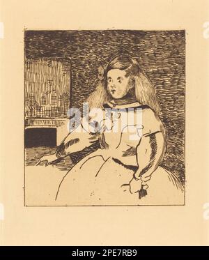 L'Infanta Marguerita (Infante Marguerite) 1861 d'Edouard Manet Banque D'Images