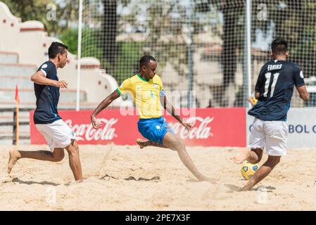 Rosario, Argentine. 15th mars 2023. ROSÁRIO, SF - 15.03.2023: COPA AMÉRICA DE FUTEBOL DE AREIA - Diogo Catarino (BRA), pendant le match entre le Brésil et l'Equateur dans le match de football de plage de Copa America à Rosario, en Argentine. (Photo: Sporeo/Fotoarena) crédit: Foto Arena LTDA/Alay Live News Banque D'Images