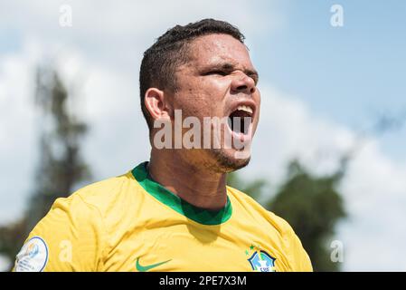 Rosario, Argentine. 15th mars 2023. ROSÁRIO, SF - 15.03.2023: COPA AMÉRICA DE FUTEBOL DE AREIA - Brendo Chagas (BRA), lors du match de football de plage de Copa America à Rosario, en Argentine. (Photo: Sporeo/Fotoarena) crédit: Foto Arena LTDA/Alay Live News Banque D'Images