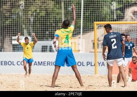 Rosario, Argentine. 15th mars 2023. ROSÁRIO, SF - 15.03.2023: COPA AMÉRICA DE FUTEBOL DE AREIA - Diogo Catarino (BRA), pendant le match entre le Brésil et l'Equateur dans le match de football de plage de Copa America à Rosario, en Argentine. (Photo: Sporeo/Fotoarena) crédit: Foto Arena LTDA/Alay Live News Banque D'Images