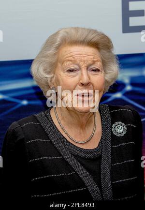 Papendrecht, Niederlande. 15th mars 2023. La princesse Beatrix des pays-Bas à l'Auditorium Boskalis à Papendrecht, sur 15 mars 2023, pour assister à la présentation du sixième prince Frison Ingenieursprijs à l'ingénieur de l'année crédit: Albert Nieboer/pays-Bas OUT/point de vue OUT/dpa/Alay Live News Banque D'Images