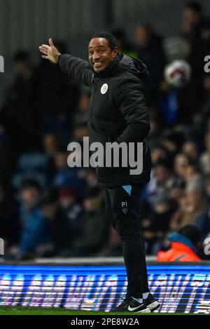 Directeur de lecture Paul Ince pendant le match du championnat Sky Bet Blackburn Rovers vs Reading à Ewood Park, Blackburn, Royaume-Uni. 15th mars 2023. (Photo de Ben Roberts/News Images) crédit: News Images LTD/Alay Live News Banque D'Images