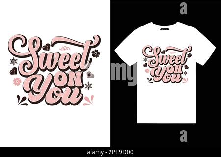 amour typographie t shirt design amis couple coeur famille membre t-shirt design arc-en-ciel rétro vintage t-shirt Illustration de Vecteur