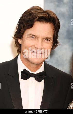 BEVERLY HILLS, CALIFORNIE - MARS 12: Jason Bateman participe à la Vanity Fair Oscar Party 2023 organisée par Radhika Jones au Wallis Annenberg Center pour le TH Banque D'Images