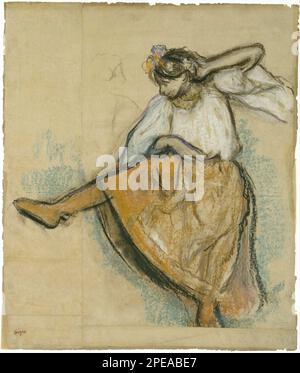 The Russian Dancer 1895 par Edgar Degas Banque D'Images