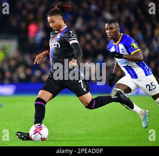 Brighton, Royaume-Uni. 15th mars 2023. Michael Olise de Crystal Palace lors du match de Premier League entre Brighton et Hove Albion et Crystal Palace à l'Amex on 15 mars 2023 à Brighton, en Angleterre. (Photo de Jeff Mood/phcimages.com) Credit: PHC Images/Alamy Live News Banque D'Images