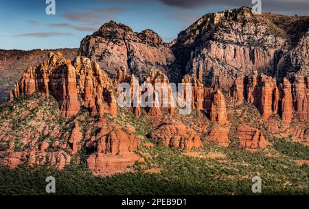 Les roches rouges de Sedona, Arizona Banque D'Images