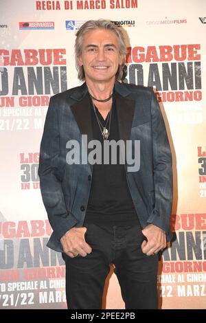 Rome, Italie. 15th mars 2023. Rome, Cinéma Barberini Photocall du film ' Ligabue 30 ans en un jour ', dans la photo: Luciano Ligabue crédit: Agence de photo indépendante/Alamy Live News Banque D'Images