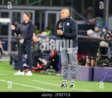 Naples, Campanie, Italie. 15th mars 2023. Pendant le match de football de la Ligue des champions SSC Napoli vs FC Eintracht Francoforte sur 15 mars 2023 au stade Diego Armando Maradona à Naples.in photo: (Credit image: © Fabio Sasso/ZUMA Press Wire) USAGE ÉDITORIAL SEULEMENT! Non destiné À un usage commercial ! Banque D'Images