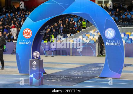 Naples, Campanie, Italie. 15th mars 2023. Pendant le match de football de la Ligue des champions SSC Napoli vs FC Eintracht Francoforte sur 15 mars 2023 au stade Diego Armando Maradona à Naples.in photo: (Credit image: © Fabio Sasso/ZUMA Press Wire) USAGE ÉDITORIAL SEULEMENT! Non destiné À un usage commercial ! Banque D'Images