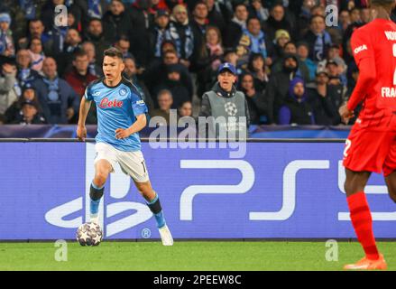 Naples, Campanie, Italie. 15th mars 2023. Pendant le match de football de la Ligue des champions SSC Napoli vs FC Eintracht Francoforte sur 15 mars 2023 au stade Diego Armando Maradona à Naples.in photo: (Credit image: © Fabio Sasso/ZUMA Press Wire) USAGE ÉDITORIAL SEULEMENT! Non destiné À un usage commercial ! Banque D'Images