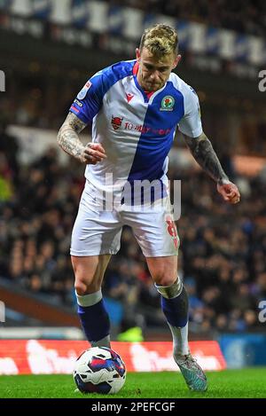Blackburn, Royaume-Uni. 15th mars 2023. Sammie Szmodics #8 de Blackburn Rovers pendant le match de championnat Sky Bet Blackburn Rovers vs Reading à Ewood Park, Blackburn, Royaume-Uni, 15th mars 2023 (photo de Ben Roberts/News Images) à Blackburn, Royaume-Uni le 3/15/2023. (Photo de Ben Roberts/News Images/Sipa USA) crédit: SIPA USA/Alay Live News Banque D'Images