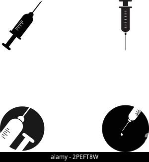 logo injektion modèle vektor Illustration de Vecteur