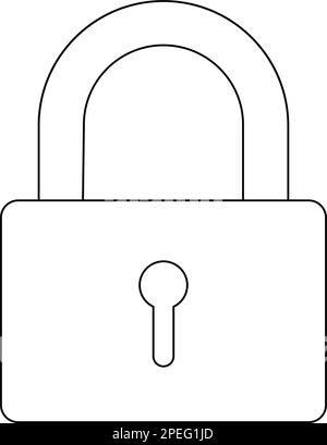 icône de cadenas vektor illustration design Illustration de Vecteur