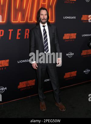 New York, États-Unis. 15th mars 2023. Keanu Reeves assister à la projection de New York « John Wick: Chapter 4 », qui a eu lieu à l'AMC Lincoln Square IMAX on 15 mars 2023 à New York, NY © Steven Bergman/AFF-USA.COM Credit: AFF/Alay Live News Banque D'Images