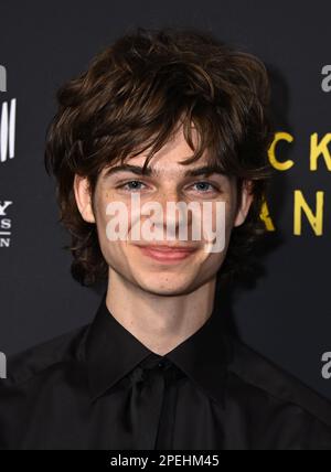 West Hollywood, États-Unis. 15th mars 2023. Jackson Kelly arrive à la première « Lucky Hank » d'AMC Network à Los Angeles, qui s'est tenue à l'ouest de Londres à Hollywood à Beverly Hills sur 15 mars 2023 à West Hollywood, en Californie. © Tammie Arroyo/AFF-USA.com crédit: AFF/Alamy Live News Banque D'Images