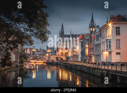 Gand - Belgique Banque D'Images