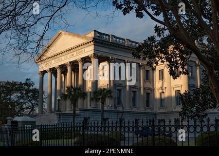 L'historique maison personnalisée des États-Unis à Charleston, SC, États-Unis Banque D'Images