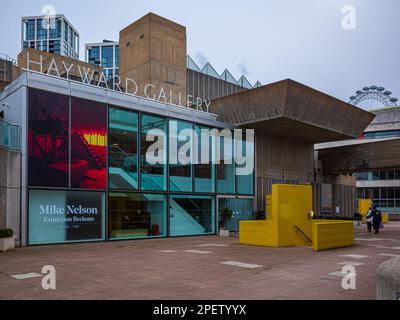 Hayward Gallery London - la Hayward Gallery de style Brutaliste sur la South Bank de Londres a ouvert ses portes en 1968. Banque D'Images
