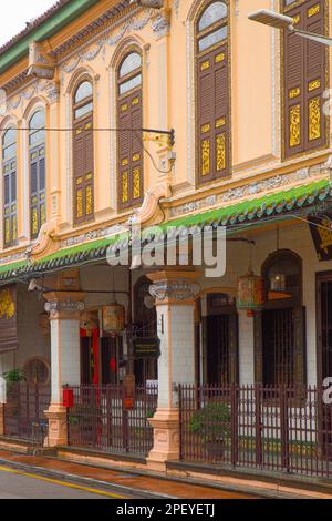 Malaisie, Melaka, Malacca, Musée du patrimoine Baba Nyonya, Banque D'Images