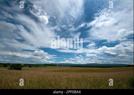 États-unis - le 19 mai : le sentier des Appalaches entre la Route 7 et la route 50 près de Bluemont, Virginie. L'Appalachian National Scenic Trail, en général Banque D'Images