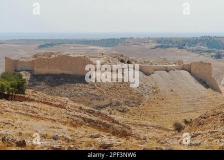 Château de Montréal à Soubak, Jordanie Banque D'Images