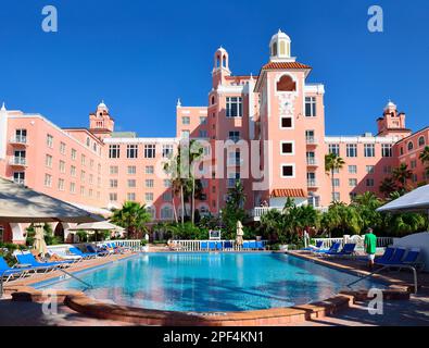 Don Cesar Hotel, Pink Palace, St.Petes Beach, St.Petersburg Florida USA Banque D'Images