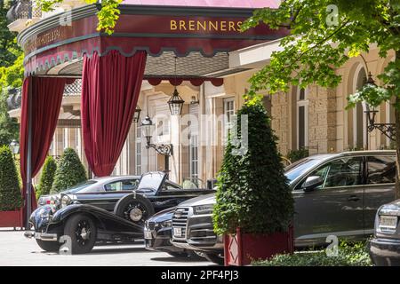 Brenners Park-Hotel and Spa, vue extérieure, hôtel cinq étoiles à Baden-Baden, Bade-Wurtemberg, Allemagne Banque D'Images