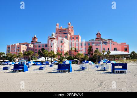 Don Cesar Hotel, Pink Palace, St.Petes Beach, St.Petersburg Florida USA Banque D'Images