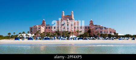 Don Cesar Hotel, Pink Palace, St.Petes Beach, St.Petersburg Florida USA Banque D'Images