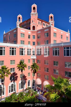 Don Cesar Hotel, Pink Palace, St.Petes Beach, St.Petersburg Florida USA Banque D'Images