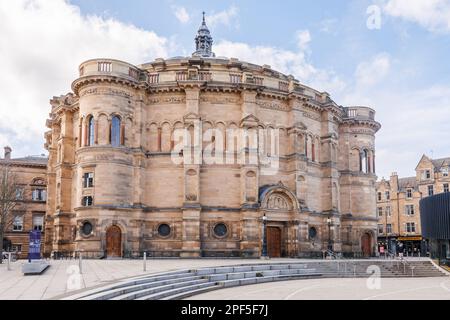 McEwan Hall, salle de remise des diplômes de l'Université d'Édimbourg, à Bristo Square. Banque D'Images