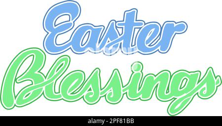 motif bénédictions de pâques Illustration de Vecteur