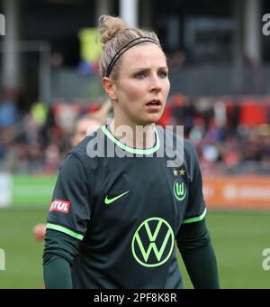 Svenja Huth (Wolfsburg), Leverkusen, Allemagne 12.03.2023, FlyerAlarm féminine Bundesliga, Matchday 14, Bayer 04 Leverkusen - VfL Wolfsburg Banque D'Images