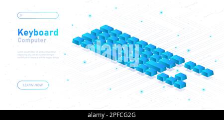 Clavier ordinateur white Illustration de Vecteur