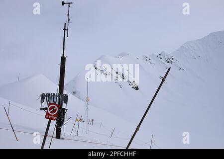 Ski à Alyeska Banque D'Images