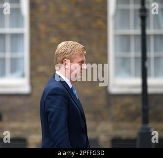 Oliver Dowden député - Chancelier du Duché de Lancaster, et Secrétaire d'État - à Downing Street, mars 2023 Banque D'Images