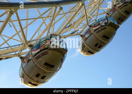 Londres, Royaume-Uni - 19 mai 2018 : The London Eye, ou Millennium Wheel à Londres Banque D'Images