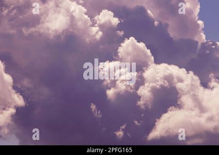 cumulonimbus nuages dans le ciel, orages Banque D'Images