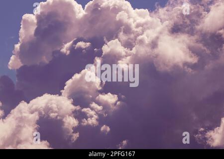 cumulonimbus nuages dans le ciel, orages Banque D'Images